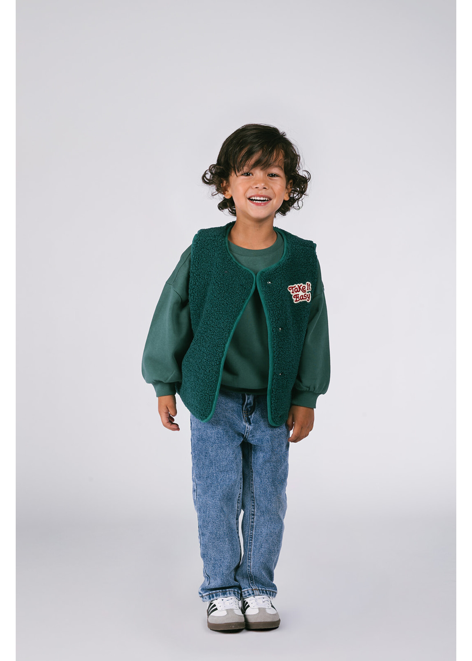 The New Chapter Rox The New Chapter teddy gilet jasper green