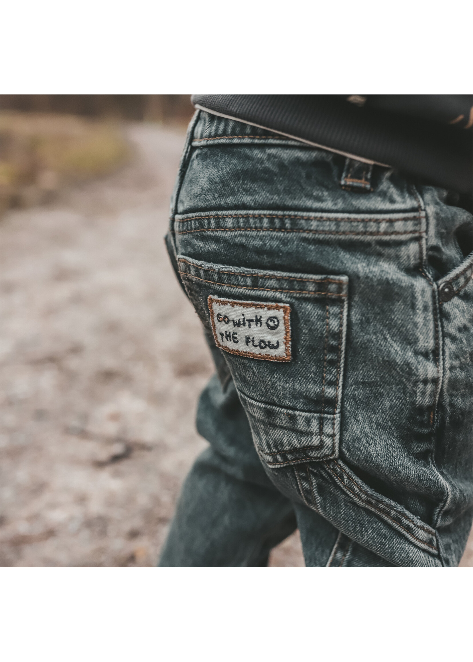 Your Wishes Your Wishes Worker Jeans - Acid Grey