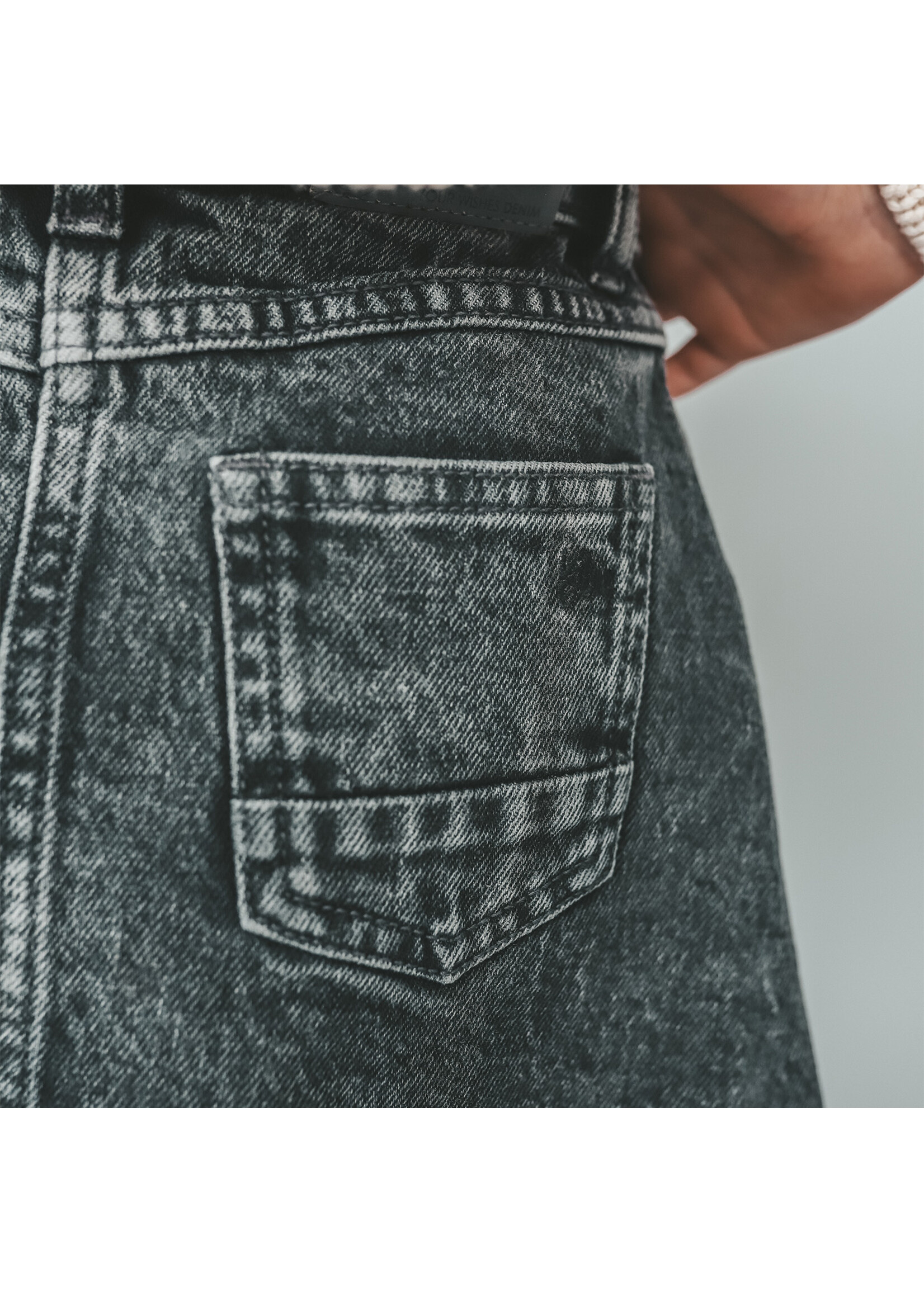 Your Wishes Your Wishes Glitter Skirt - Acid Grey