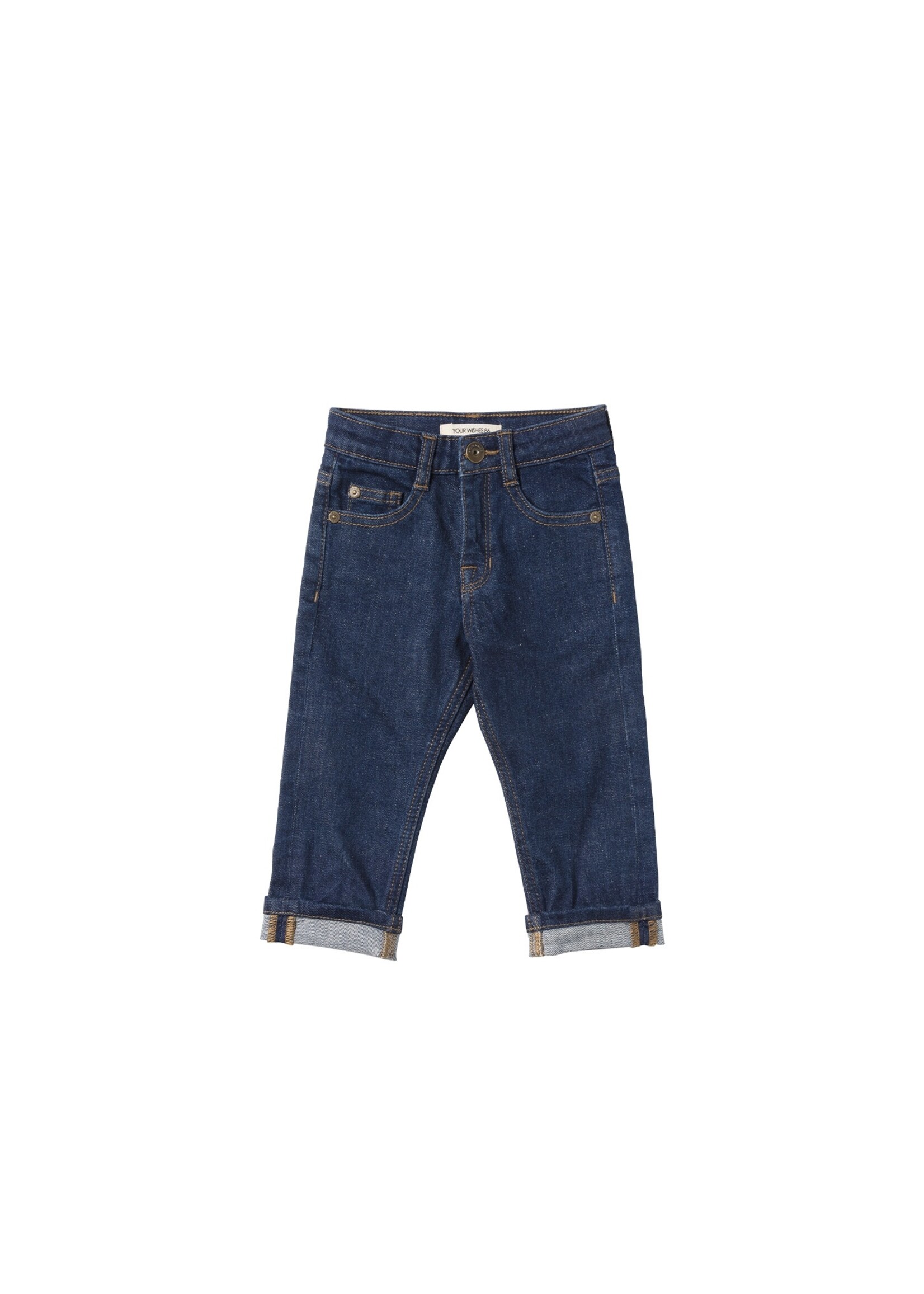 Your Wishes Your Wishes Straight Leg Jeans - Dark Denim