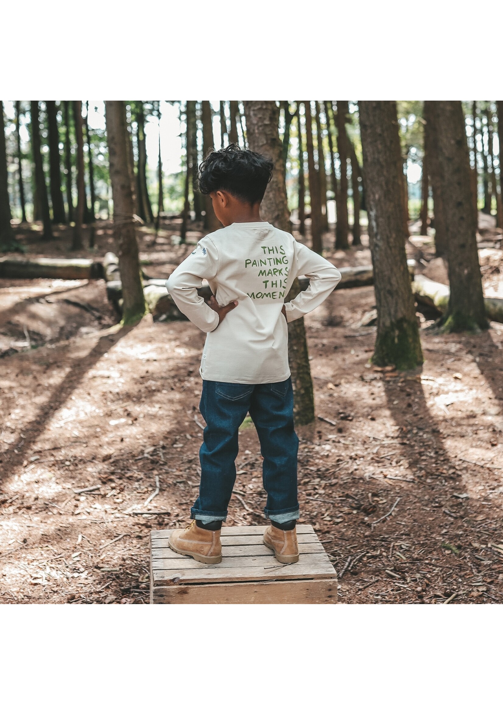 Your Wishes Your Wishes Straight Leg Jeans - Dark Denim