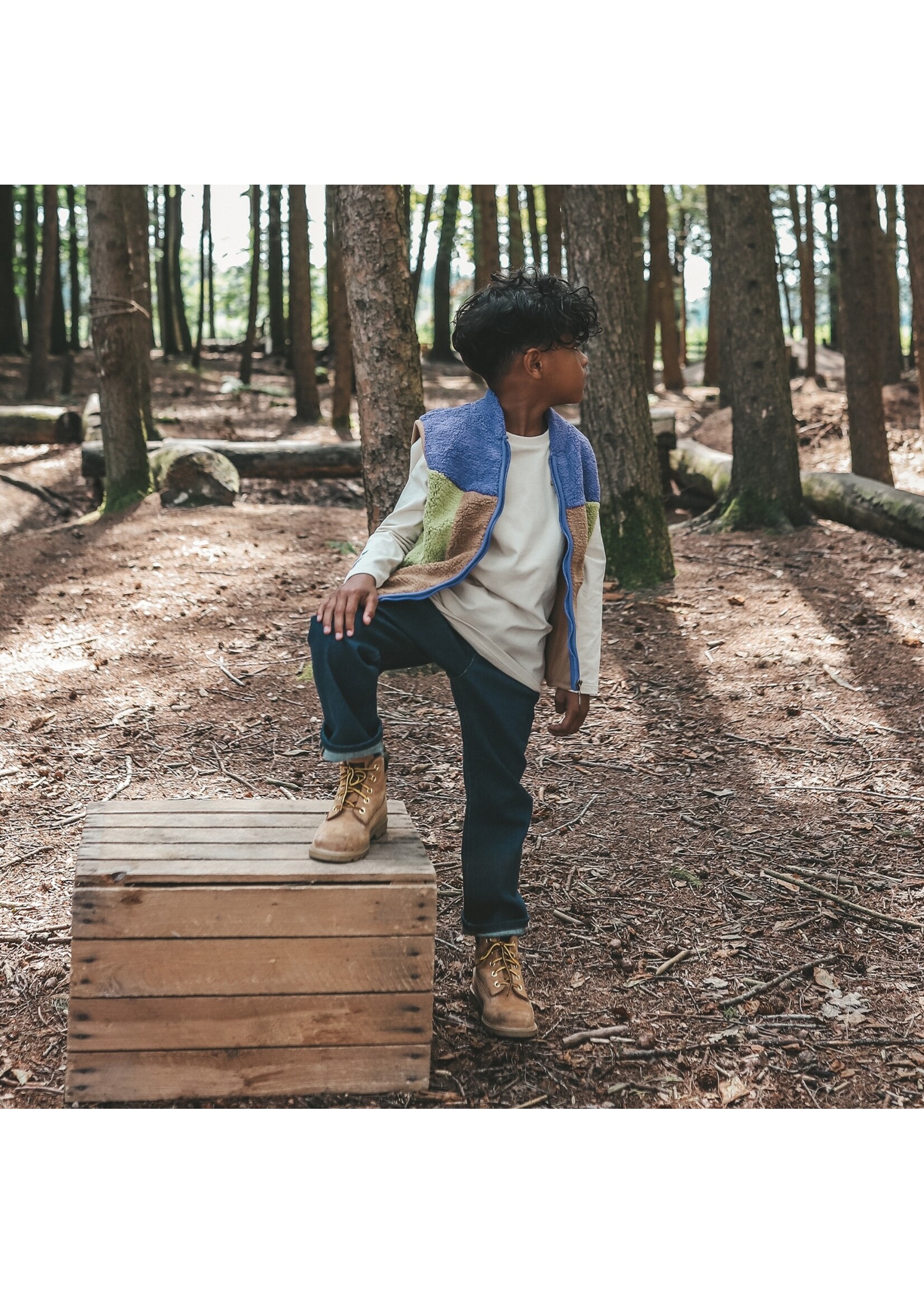 Your Wishes Your Wishes Straight Leg Jeans - Dark Denim