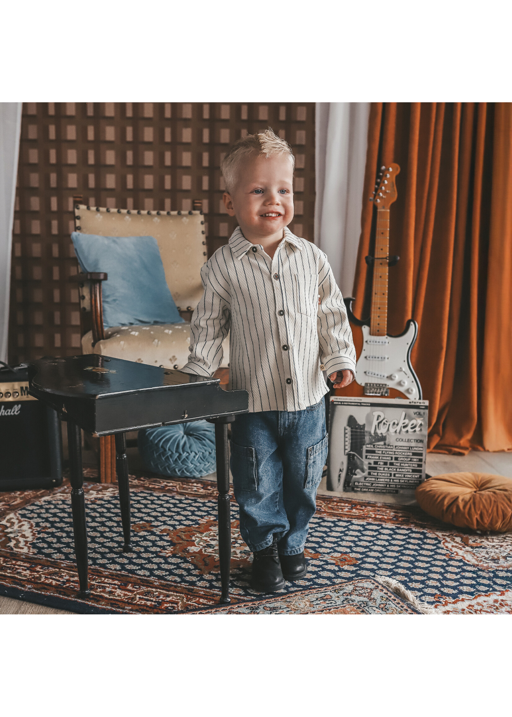 Your Wishes Stripe - Relaxed shirt Birch
