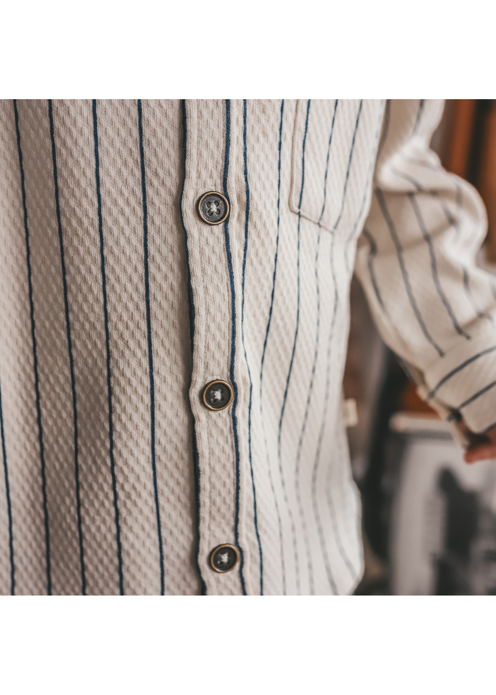 Your Wishes Stripe - Relaxed shirt Birch