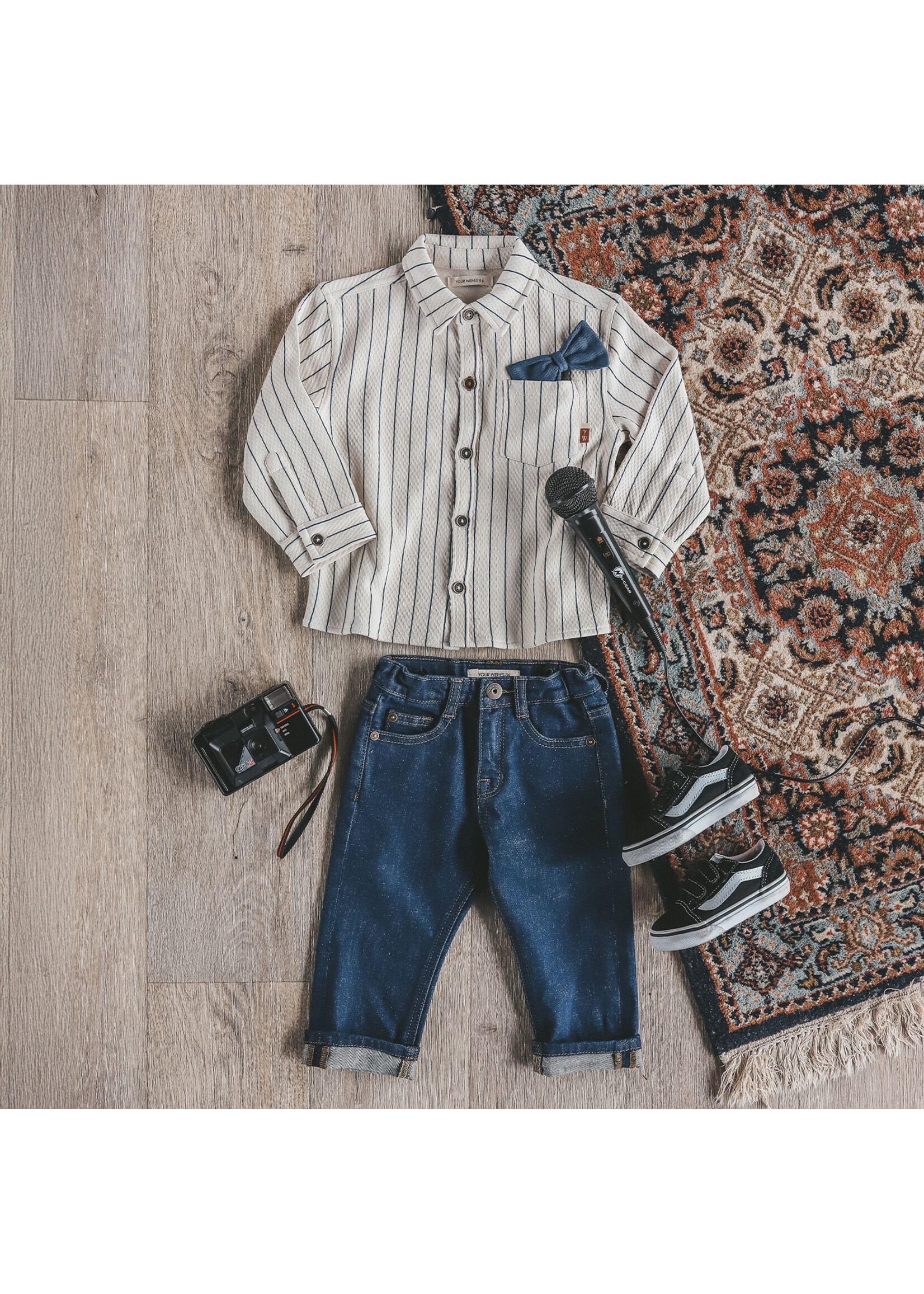 Your Wishes Stripe - Relaxed shirt Birch