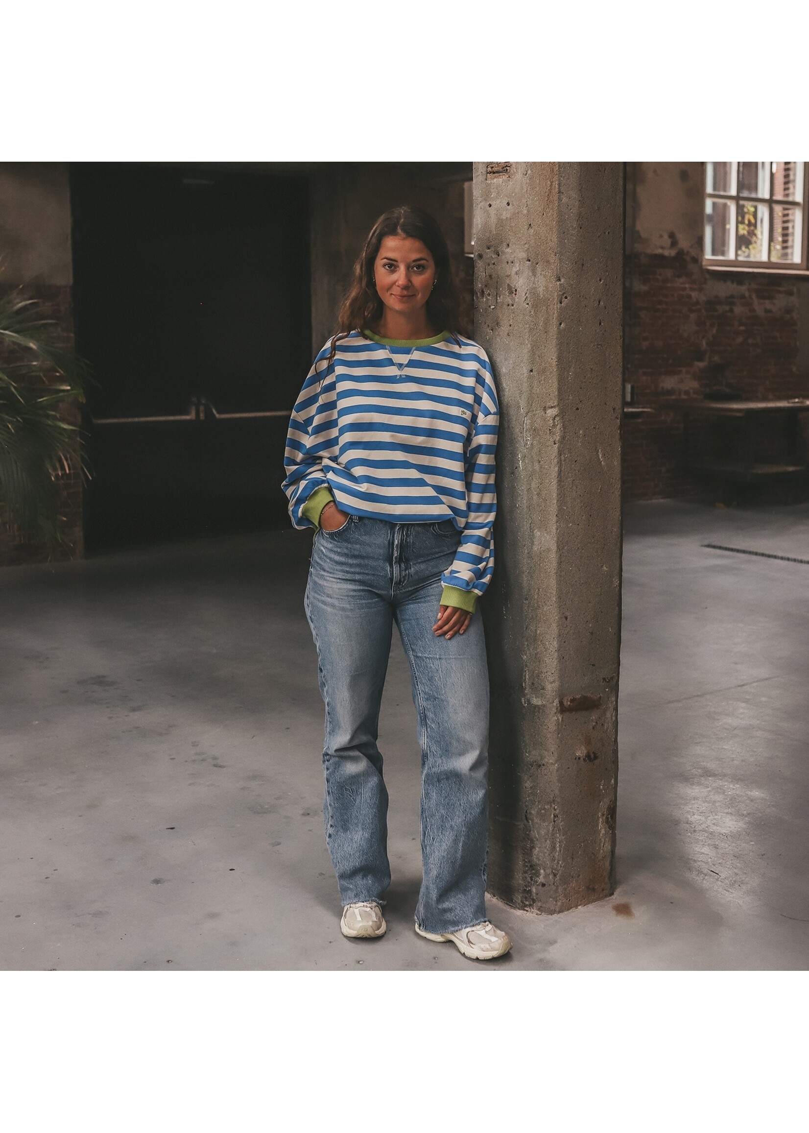 Your Wishes Sweater Mom French Blue