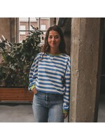 Your Wishes Sweater Mom French Blue