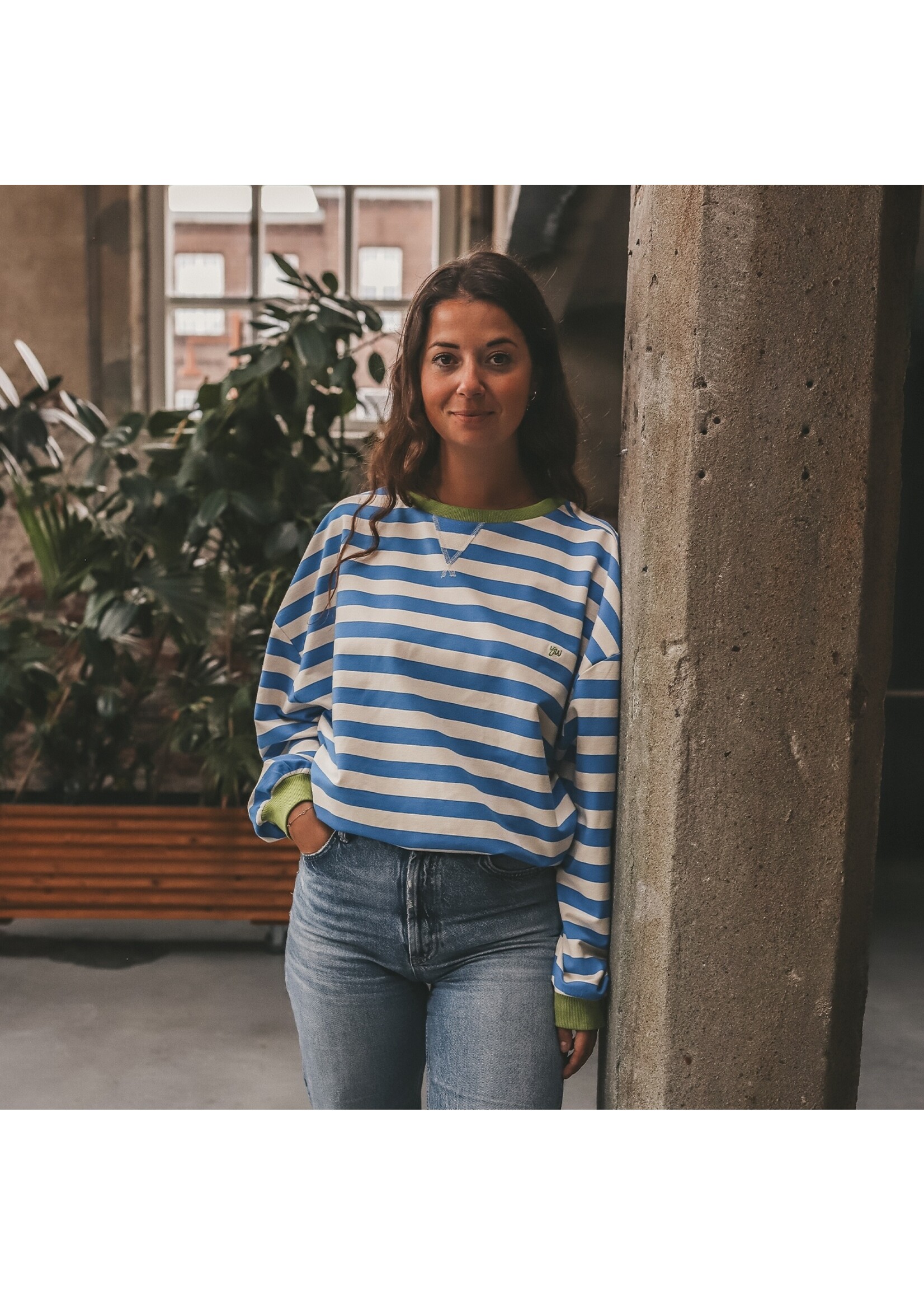 Your Wishes Sweater Mom French Blue