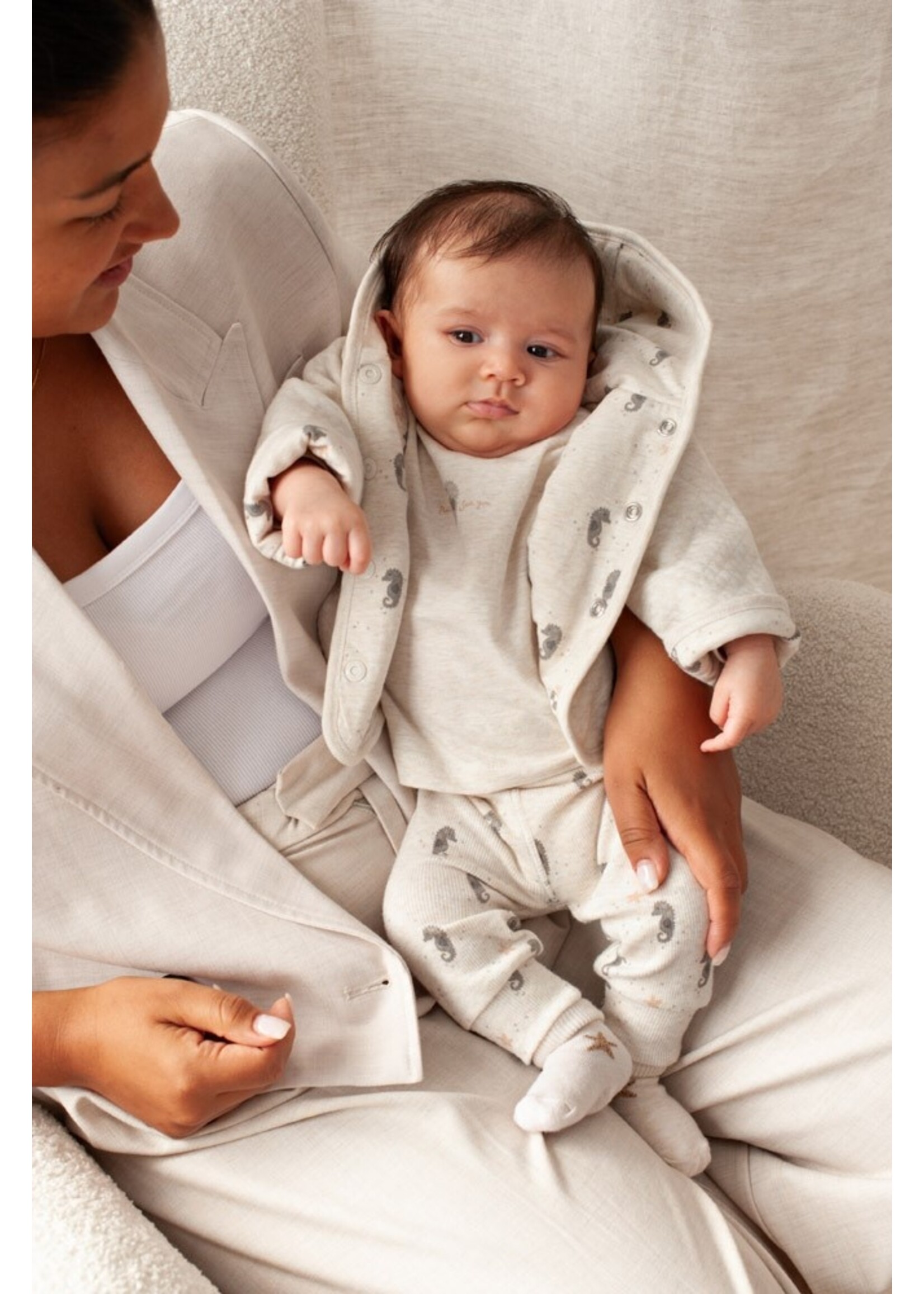 Feetje Omkeerbaar Jasje Met Capuchon AOP - Sea Sweeties