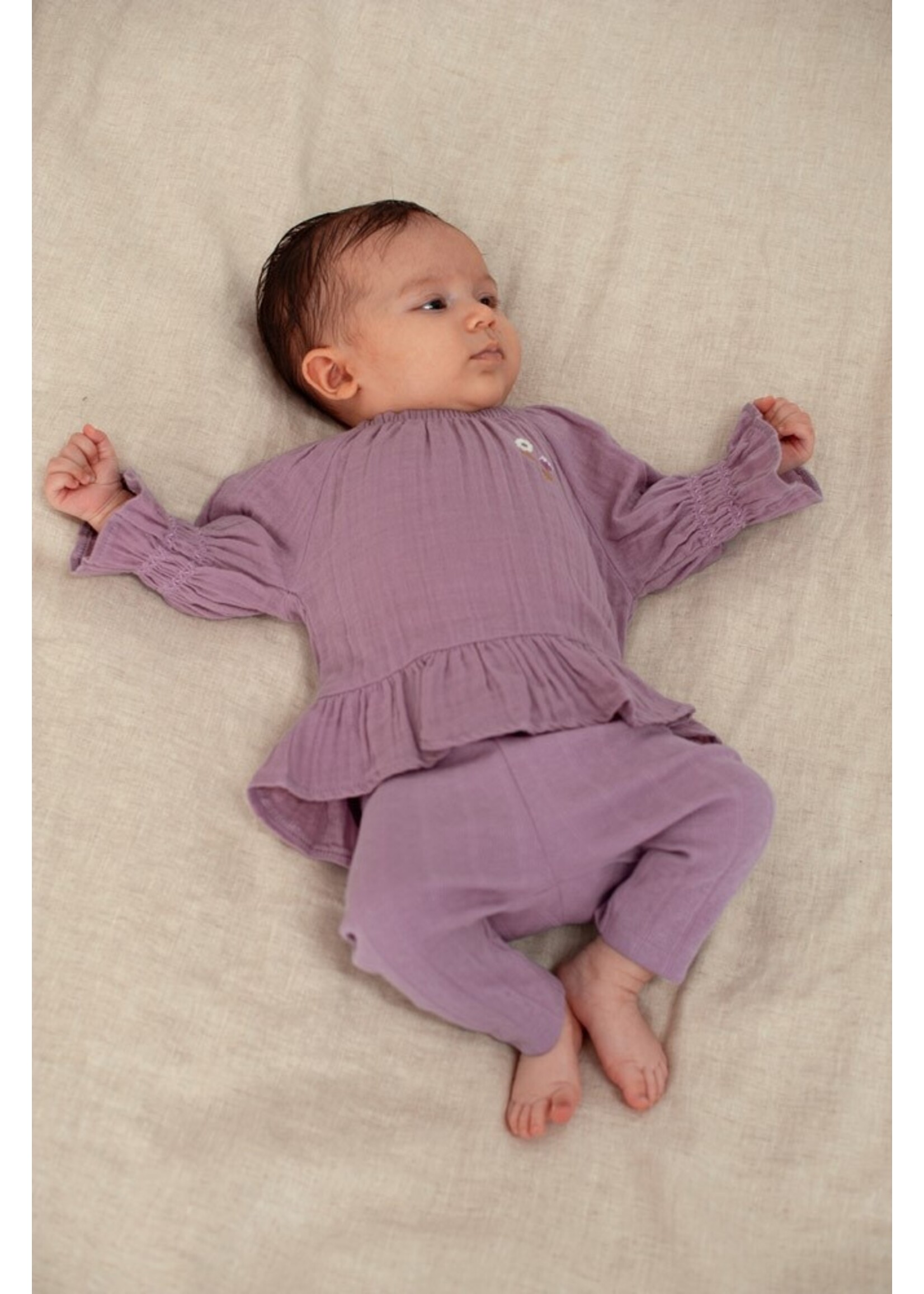 Feetje Legging Pointelle Rib - Flower Ranch