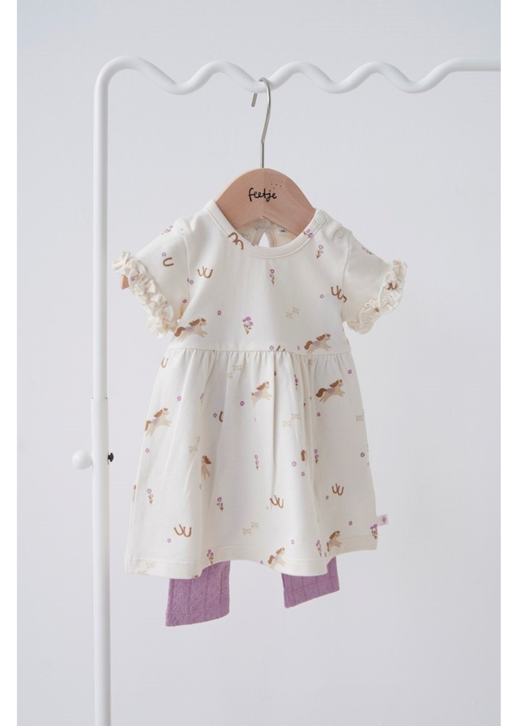 Feetje Legging Pointelle Rib - Flower Ranch