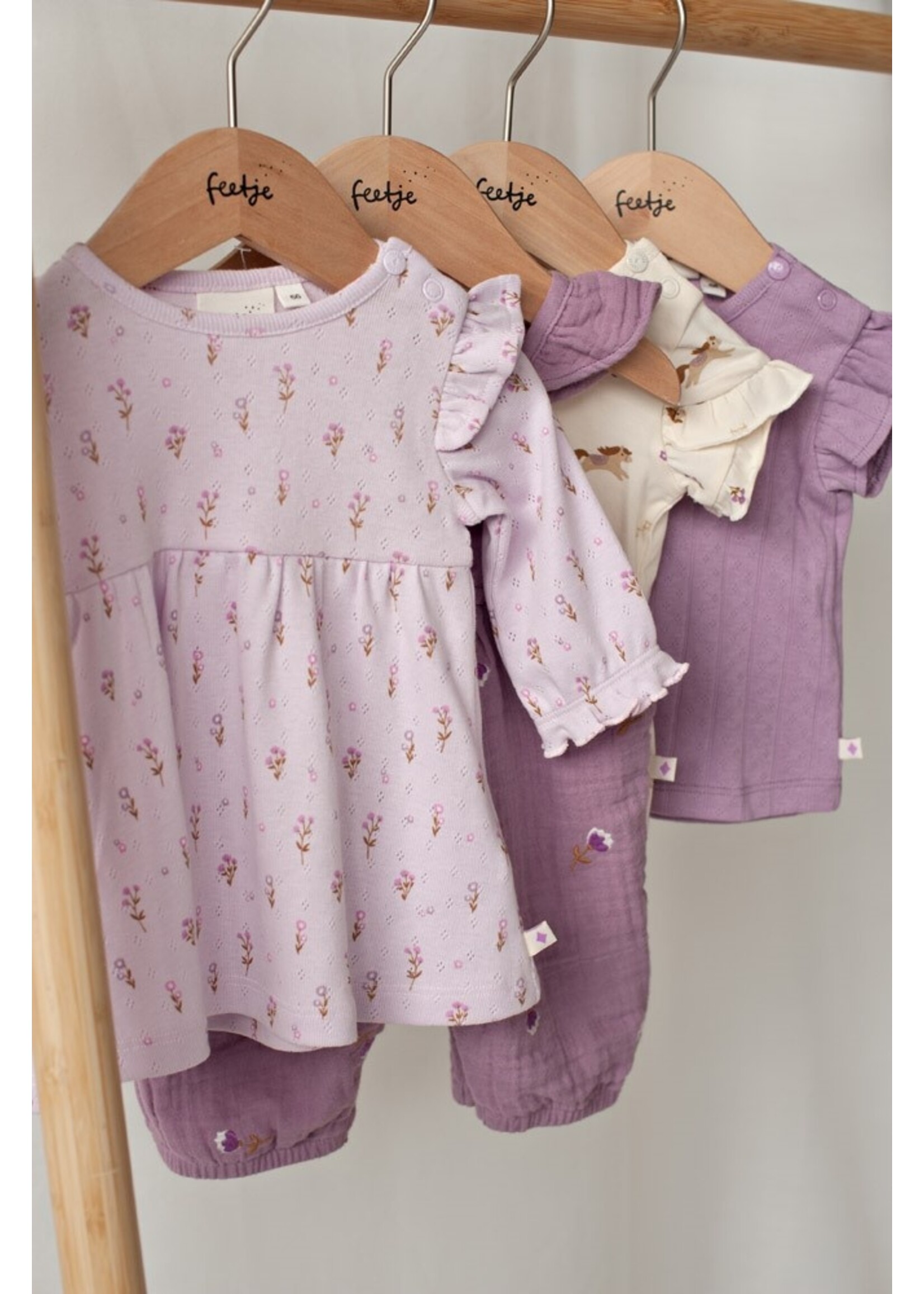 Feetje Top Pointelle Rib - Flower Ranch