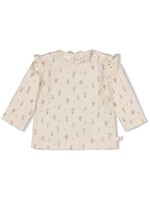 Feetje Longsleeve Pointelle Rib AOP - Flower Ranch