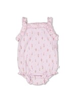 Feetje Romper Pointelle Rib AOP - Flower Ranch