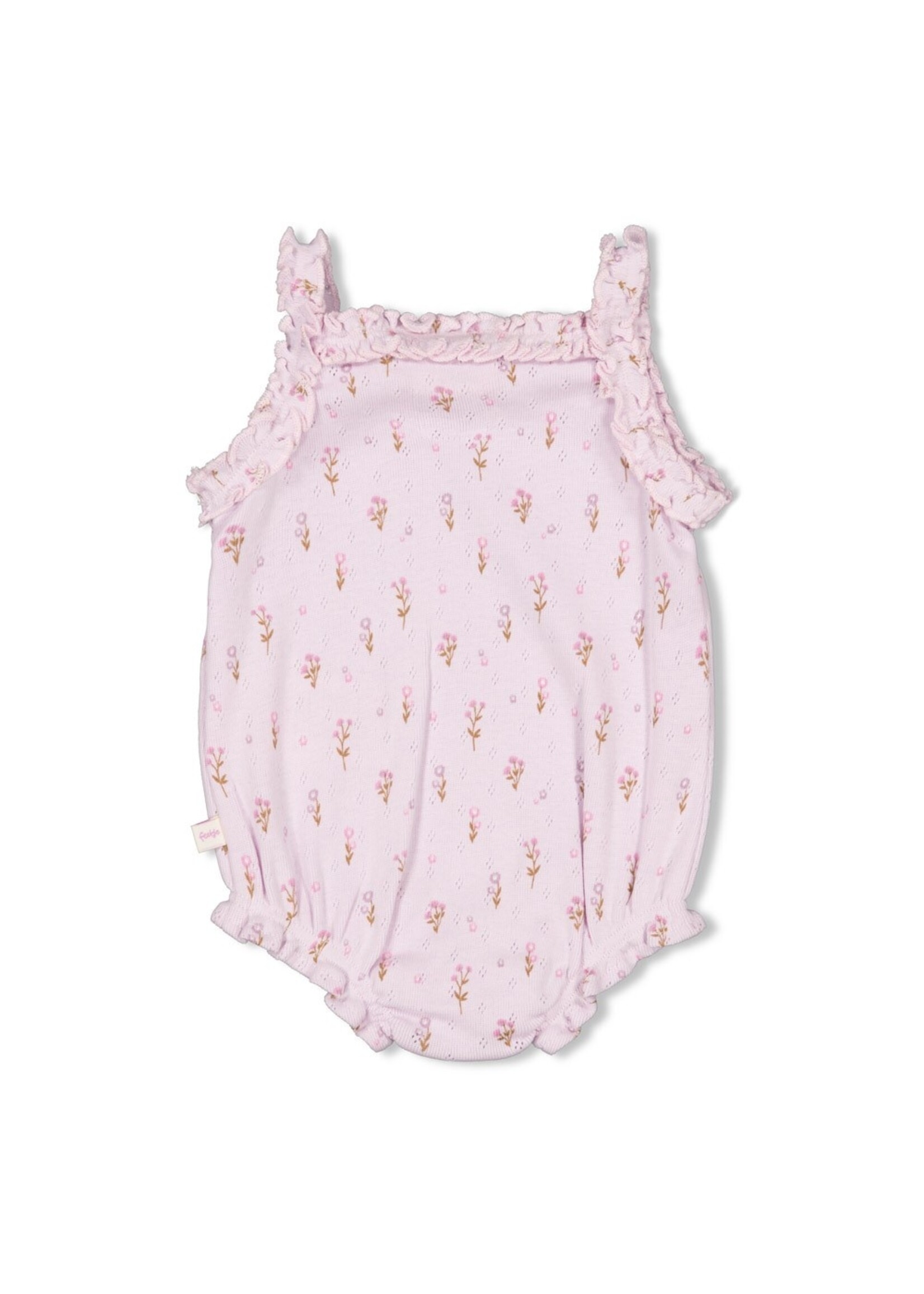 Feetje Romper Pointelle Rib AOP - Flower Ranch