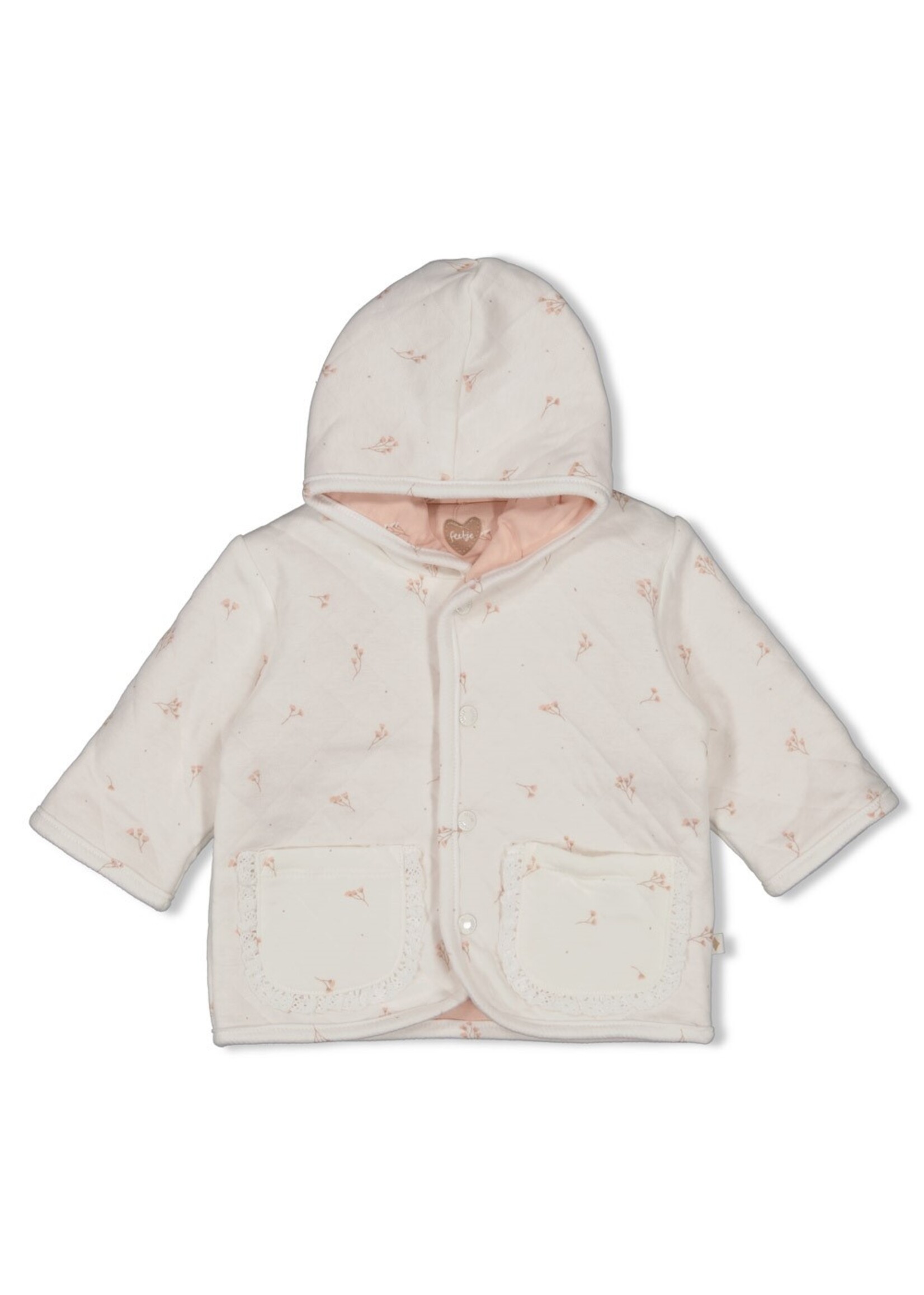 Feetje Omkeerbaar Jasje Met Capuchon AOP - Delicate Flower