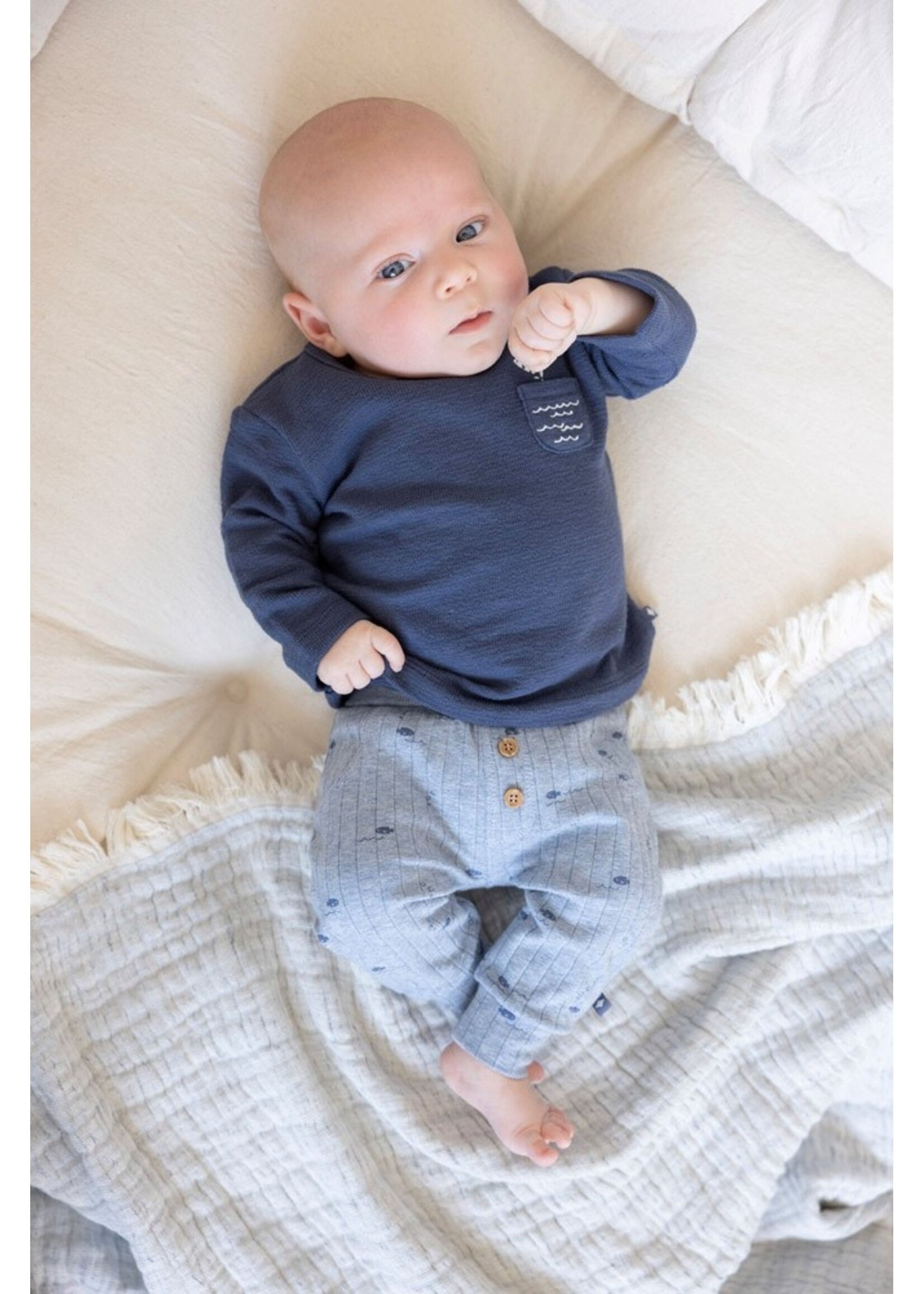 Feetje Longsleeve - Blue Ocean