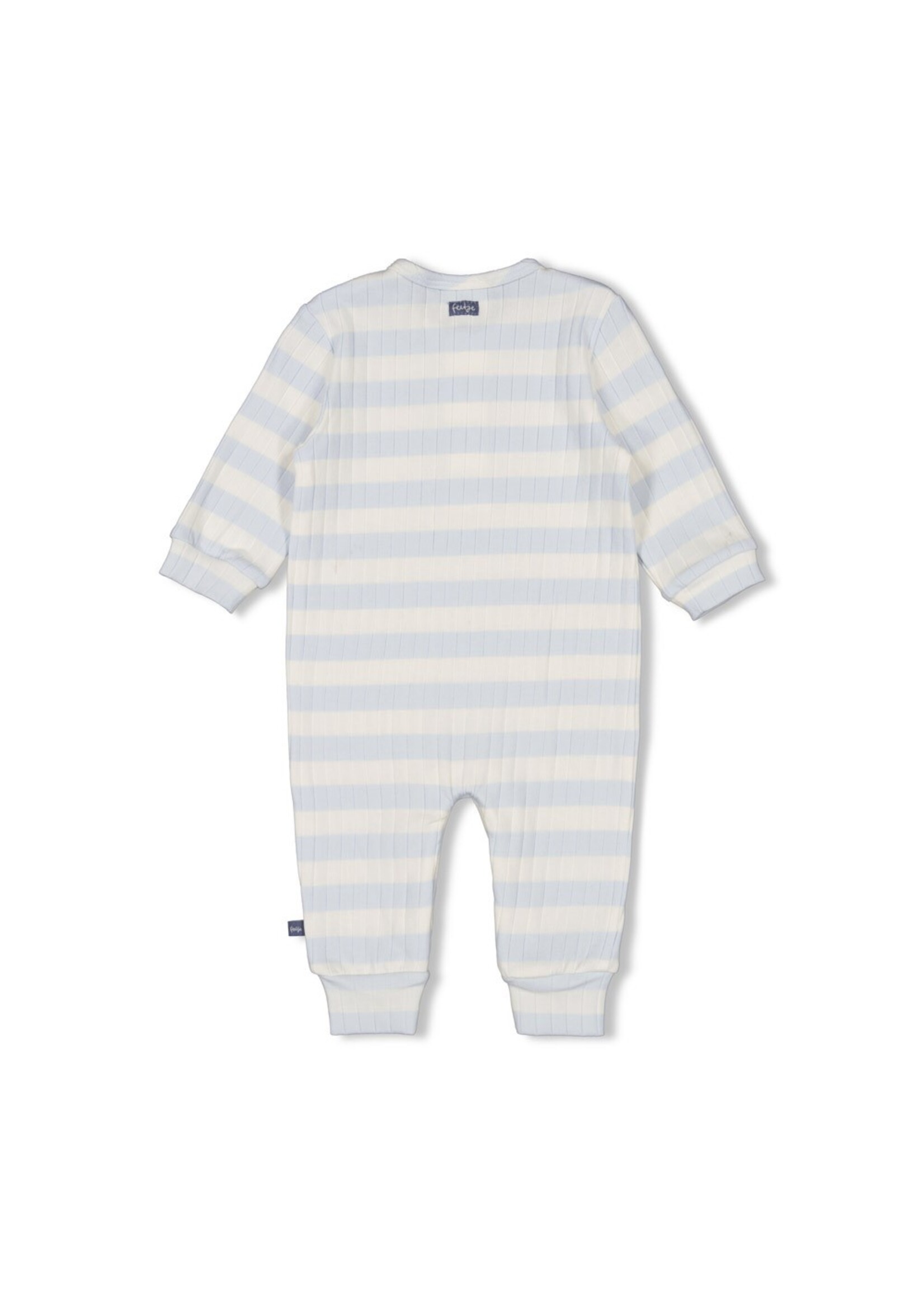 Feetje Pak Rib Met Streep - Blue Ocean