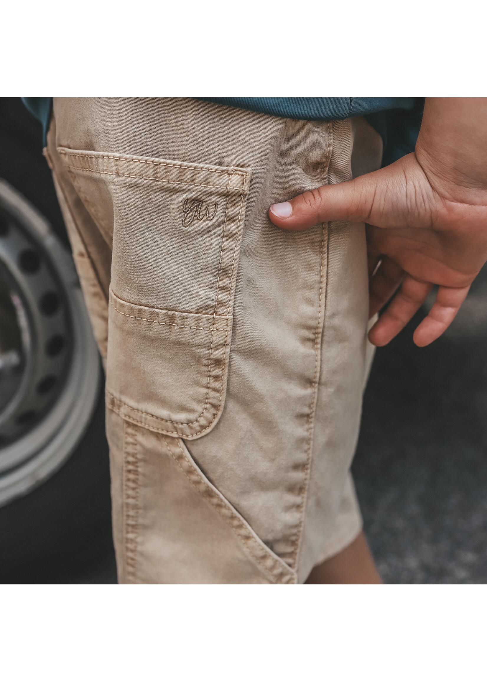 Your Wishes Worker Bermuda - Garment Dye