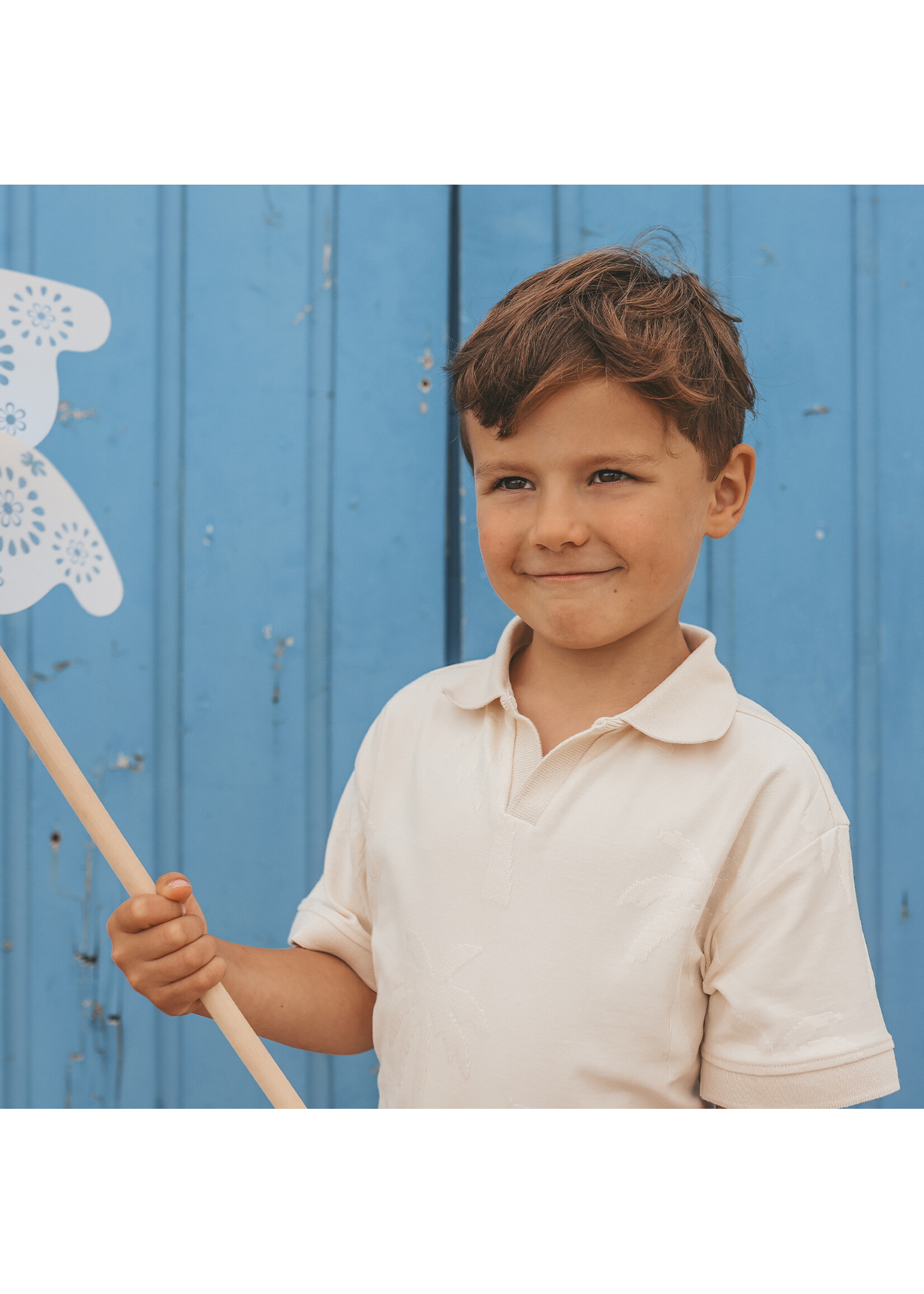 Your Wishes Stamped Palms - Casual Polo