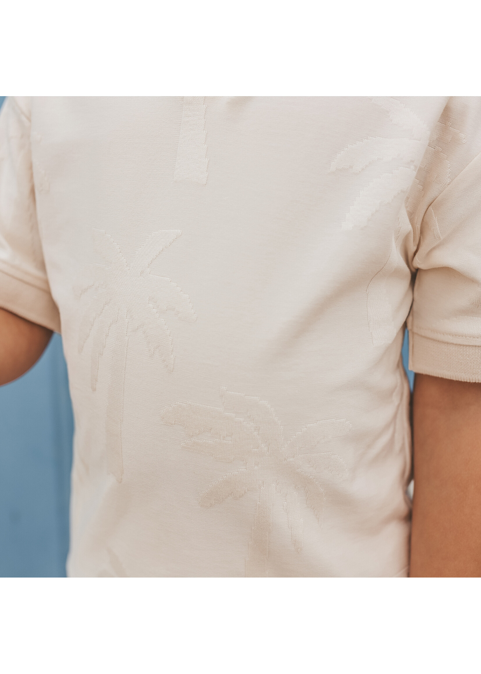 Your Wishes Stamped Palms - Casual Polo