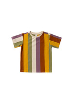 salted stories Multi Stripe Regular Tee - Multicolor