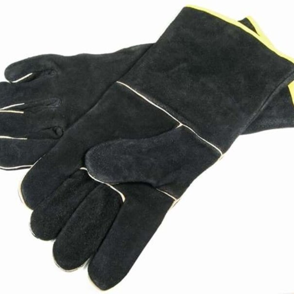 GRILL PRO Grill Pro Zwart Lederen Bbq Handschoenen