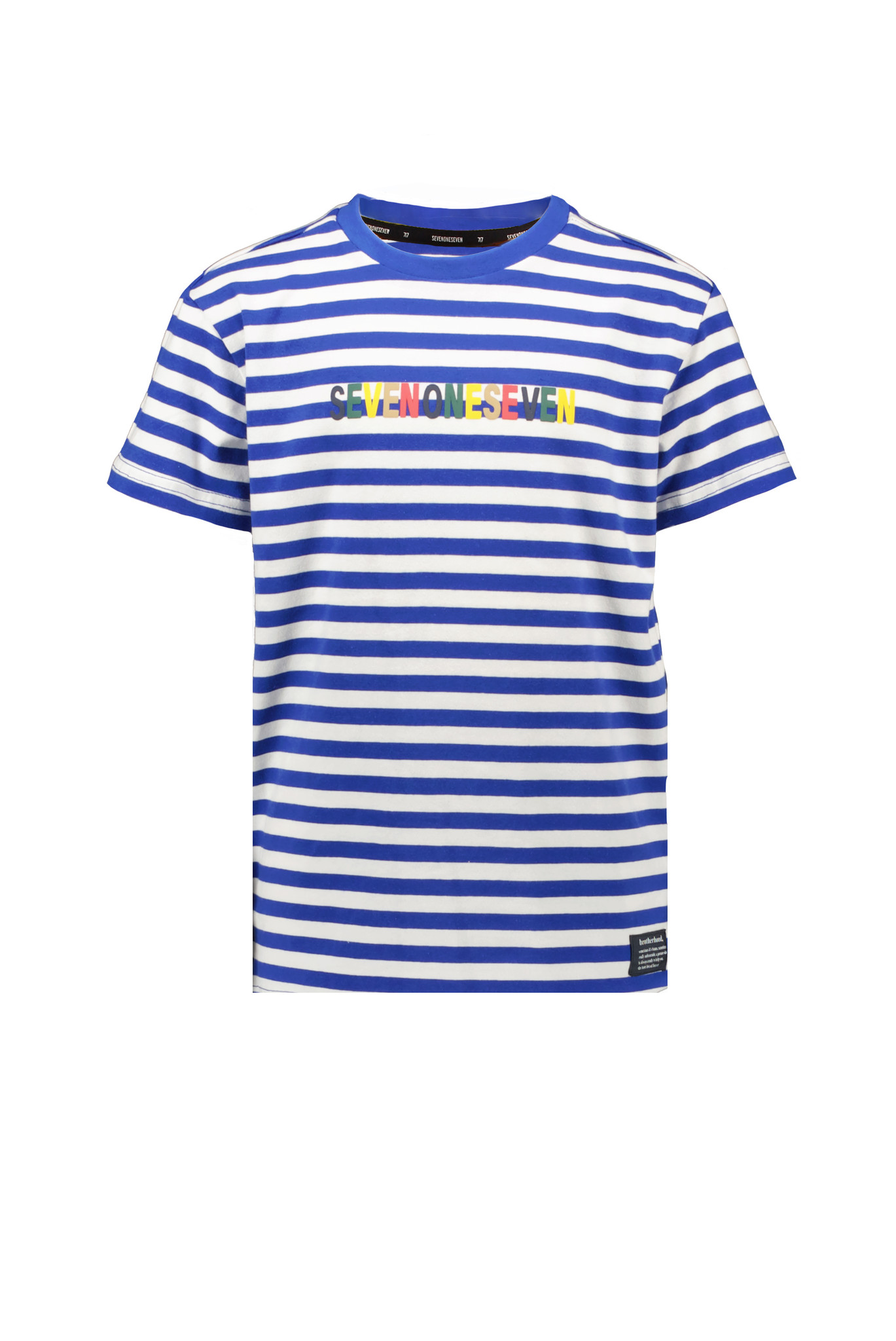 Seven one Seven Seven One Seven | T-shirt Stripes - Snorkle Blue