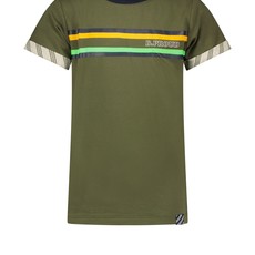 B.Nosy B.Nosy | T-shirt Stripe - Army Green