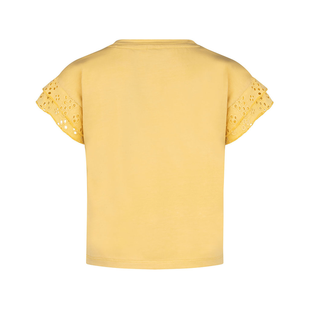 Daily7 Daily7 | T-shirt Broderie - Corn Yellow