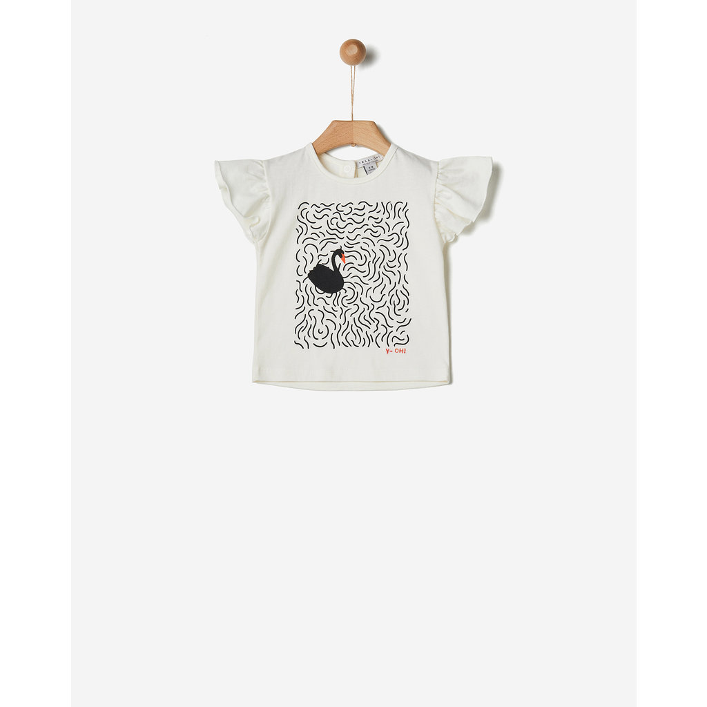YELL OH! YELL OH! | T-SHIRT WITH SWAN