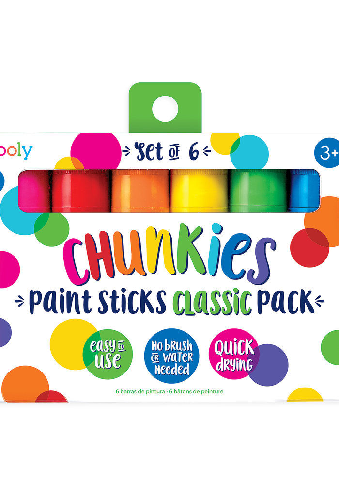 Ooly - Chunky Paint Sticks - Classic Pack
