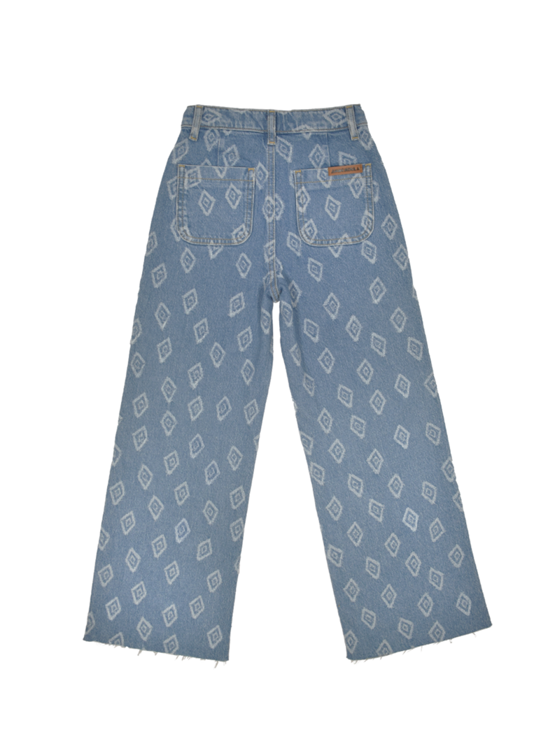 Puck - Denim Aztec