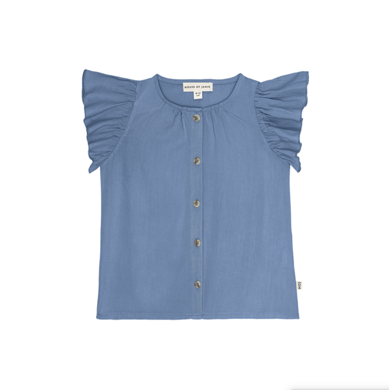 Butterfly Blouse - Powder Blue