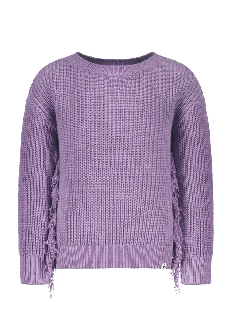Oversized knitted sweater - Purple Lilac
