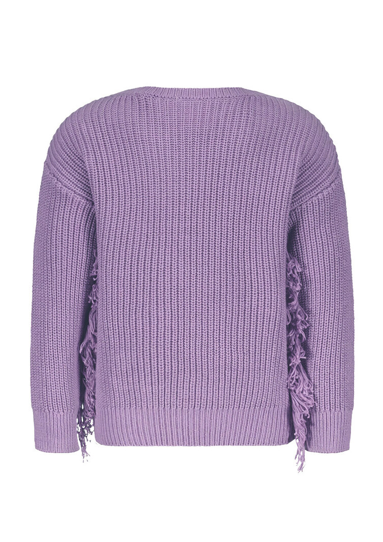 Oversized knitted sweater - Purple Lilac