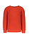 Oversized knitted sweater - Tomato