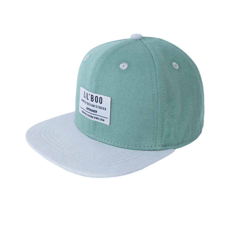 Organic Block Snapback - Green