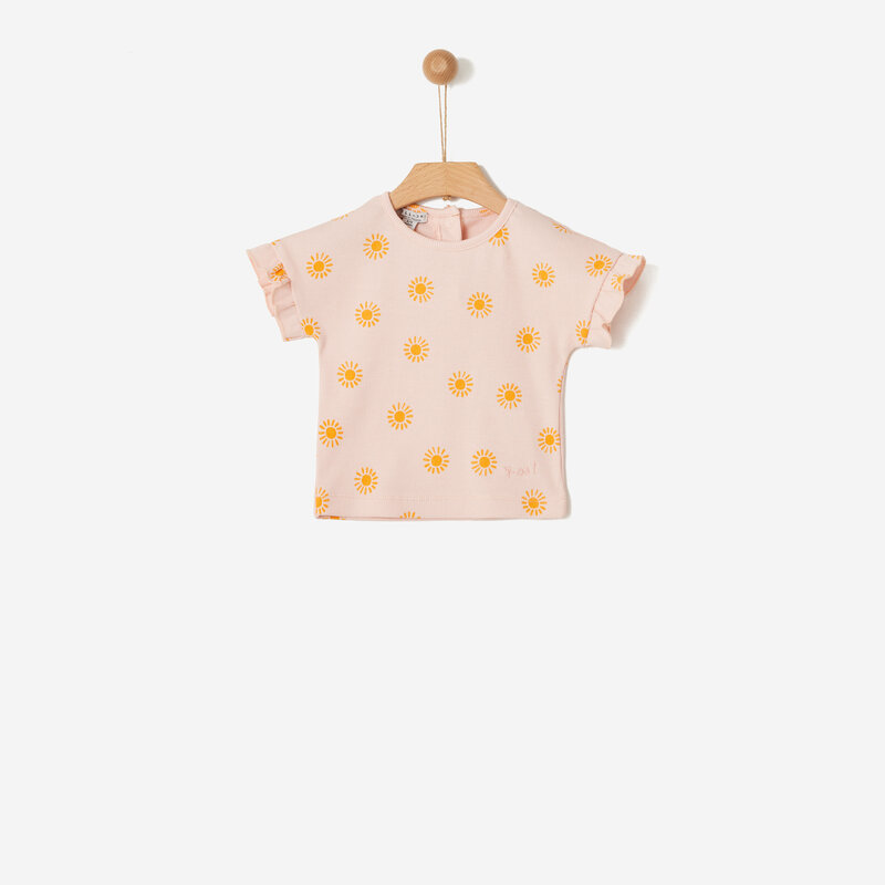 T-shirt Organic Ribbed - Suns Allover