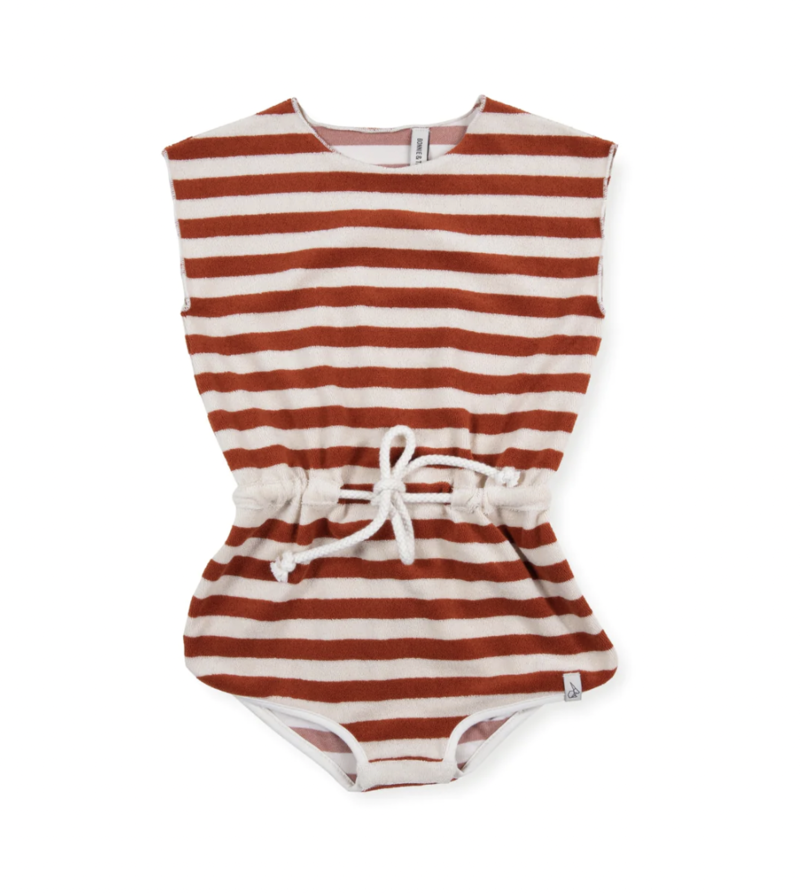 JOA jumpsuit terrycloth - Hazel Stripe