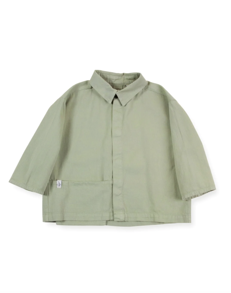 GASPARD Shirt Twill - Sage