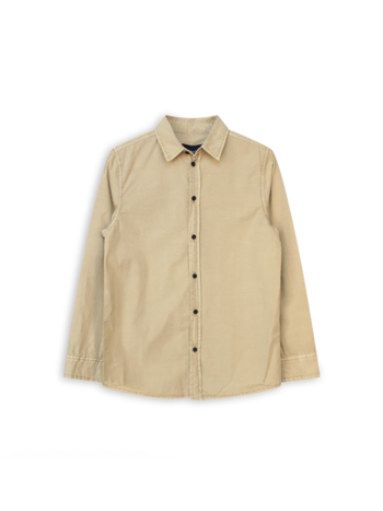 Linnen look shirt - Light Sand