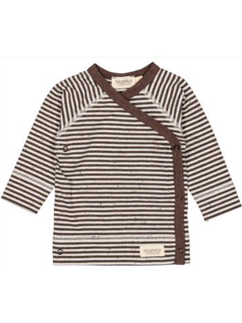 Tuti Wrap LS - Deep Choco Stripe