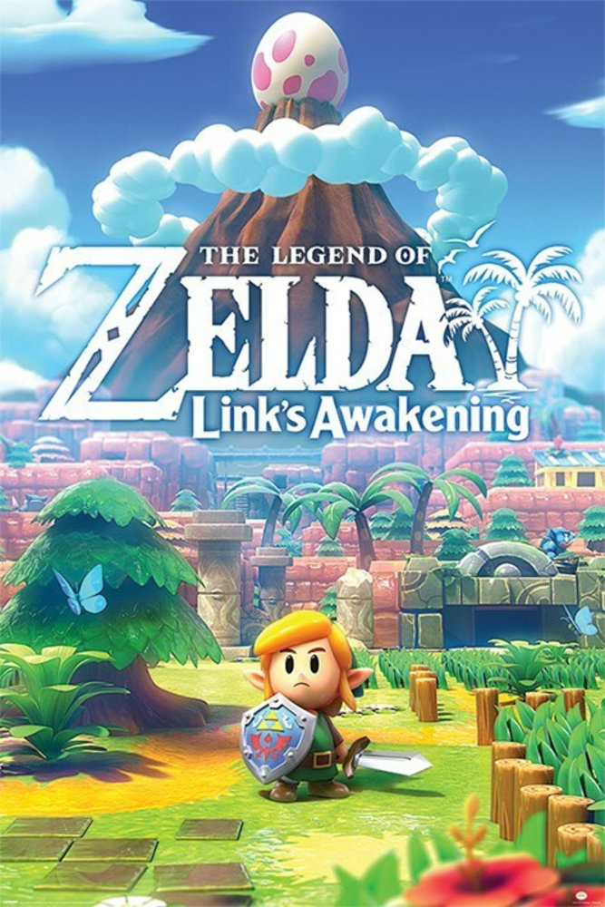 Terugspoelen Duidelijk maken Boekhouder The Legend of Zelda: Links Awakening 91 x 61 cm poster - 4GEEKS