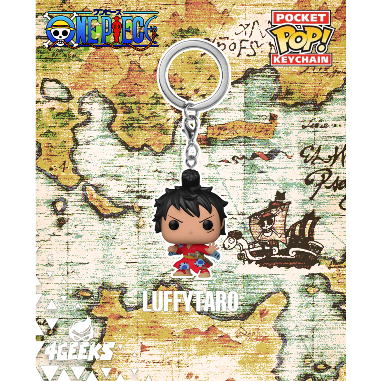 Funko Pop! Keychain: One Piece - Luffytaro