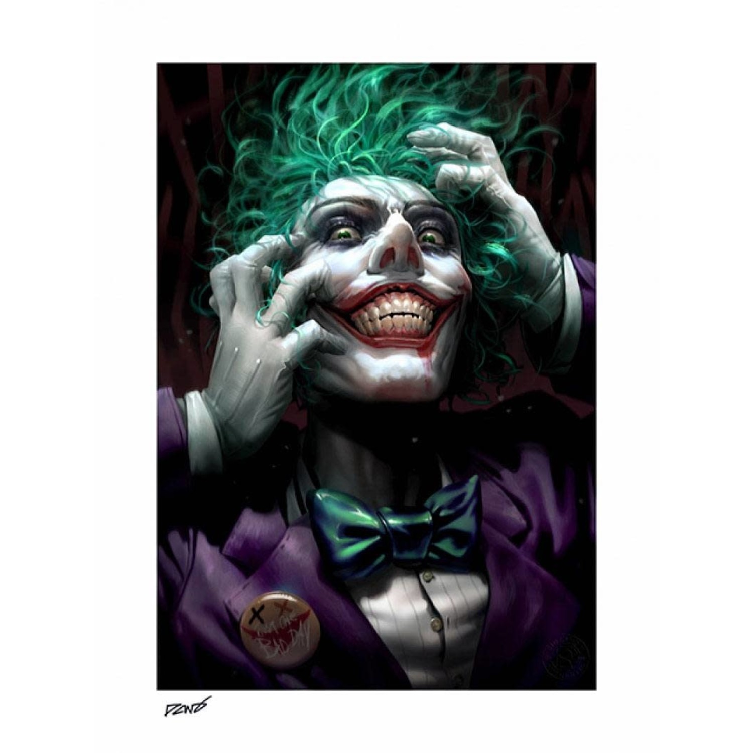 verpleegster Doe herleven amusement Sideshow Toys DC Comics: The Joker Just One Bad Day Unframed Art Print -  4GEEKS