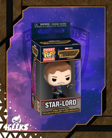 POP! Keychain: Guardians of the Galaxy Vol. 3 - Star-Lord - 4GEEKS