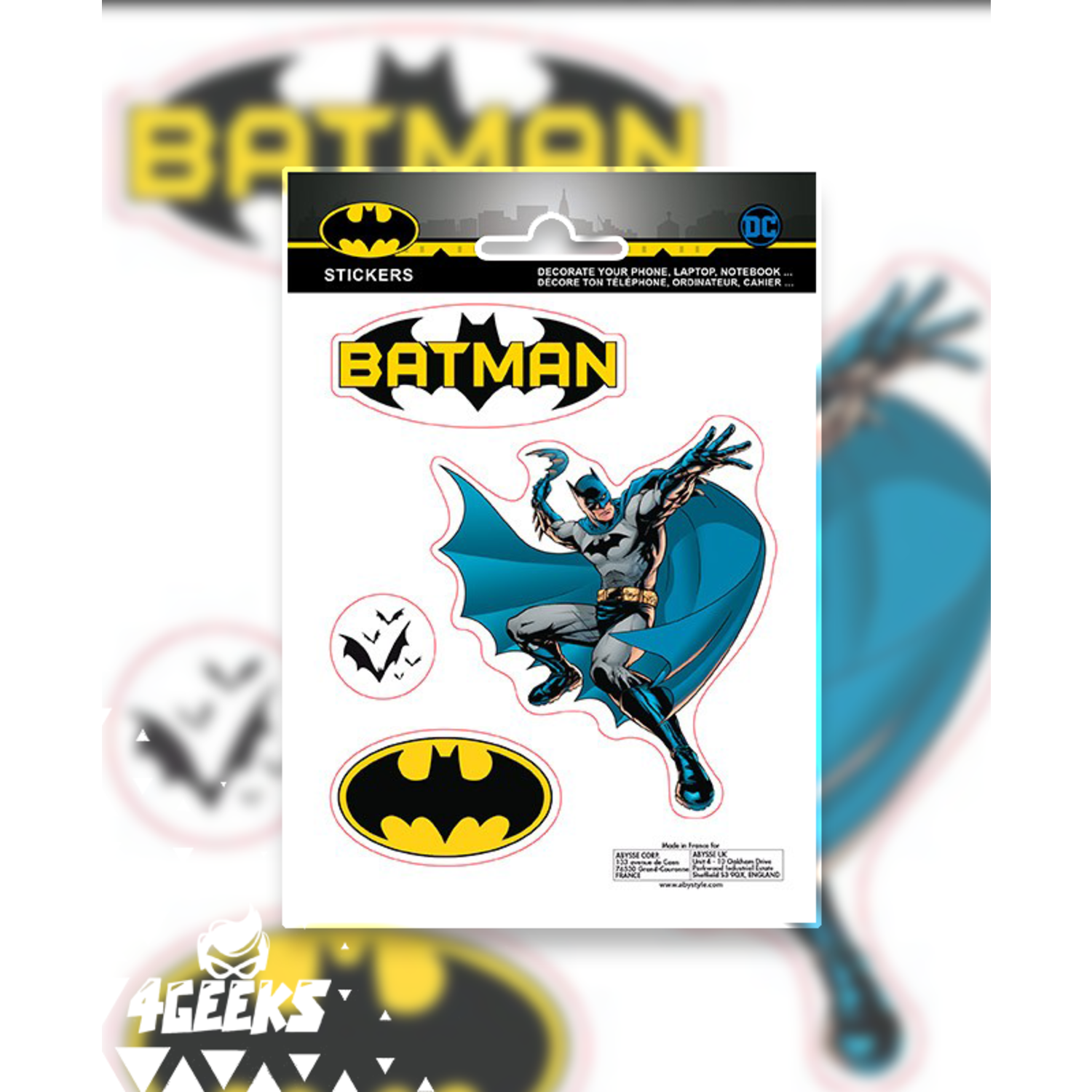 ABYstyle DC Comics: Batman - Stickers - 4GEEKS