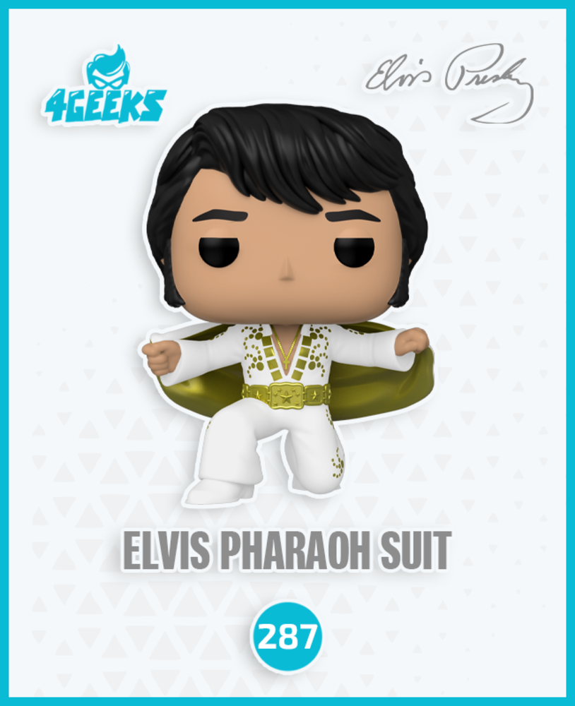 Funko Pop Rocks 287 - Elvis Pharaoh Suit