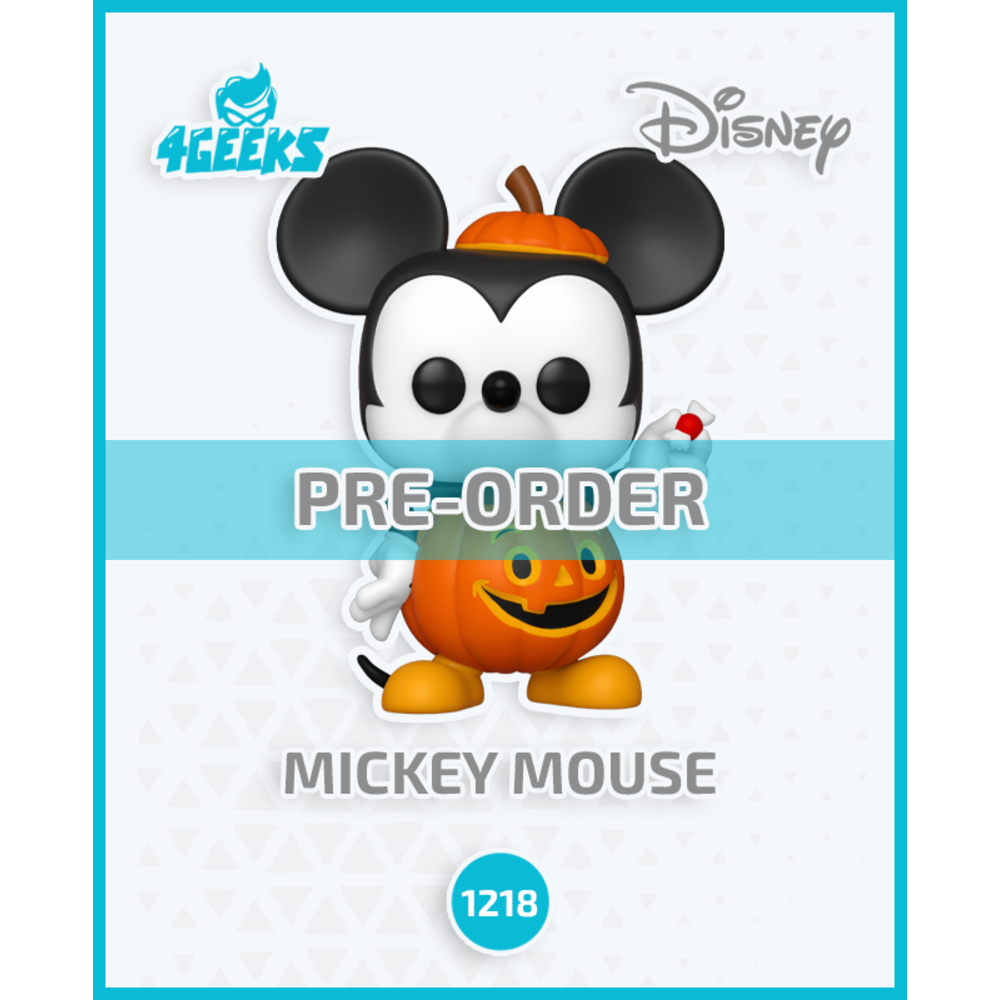 POP! Disney Halloween Mickey Mouse 1218 4GEEKS